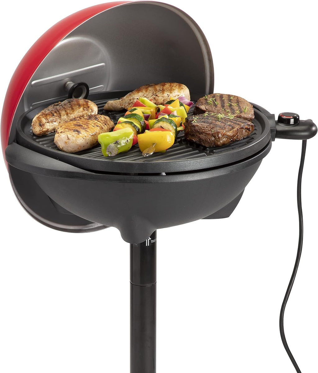 2-in-1 Portable BBQ with Nonstick Cooking Surface