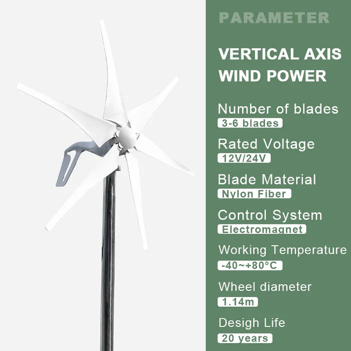 1500W  Renewable Energy Wind Turbine Generator turbines