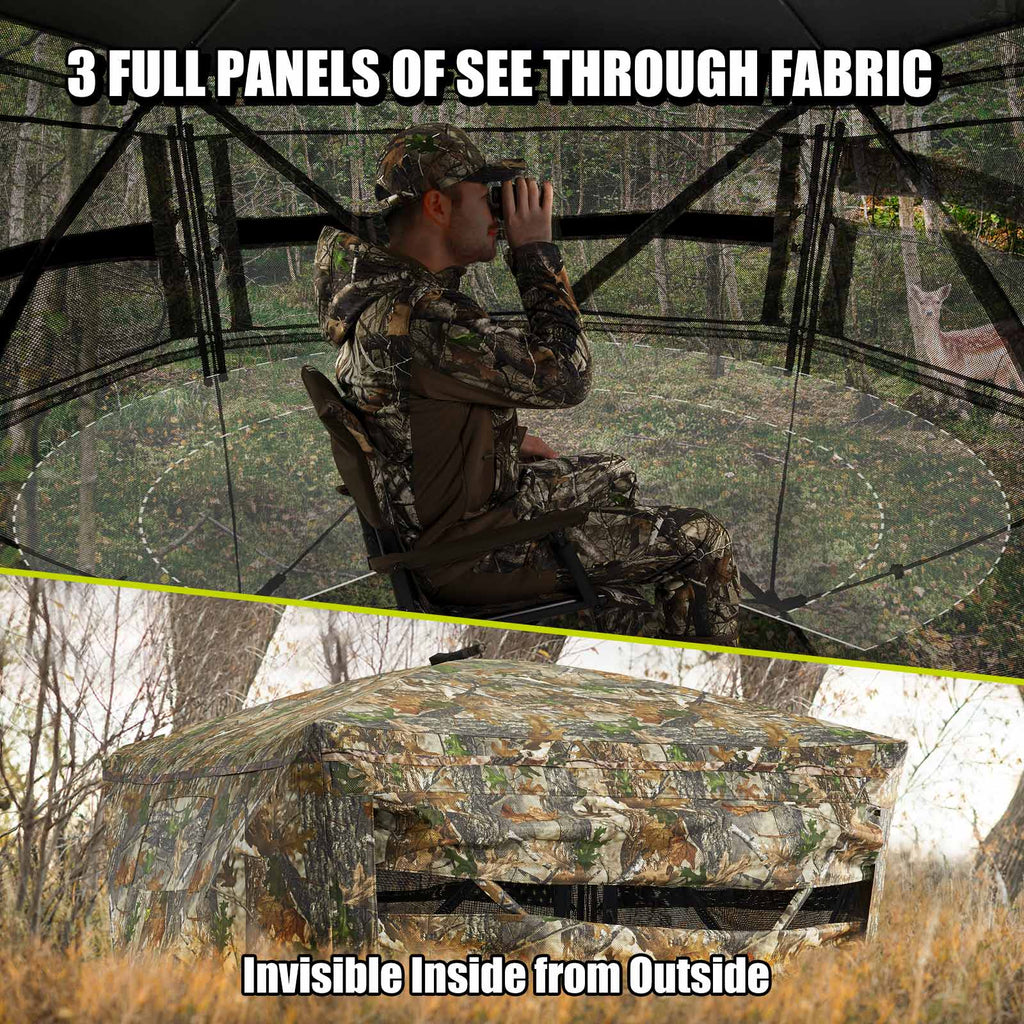🔥Hot Sale $39🔥Vis Series See-Through Pop-Up Ground Blind
