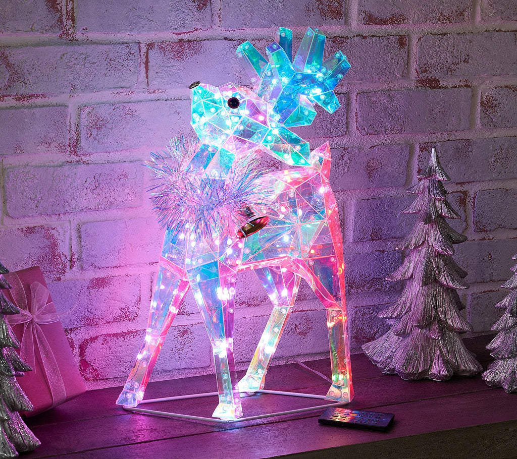 ShWk8/25 Kringle Express Indoor/Outdoor Holographic Icon w/Remote